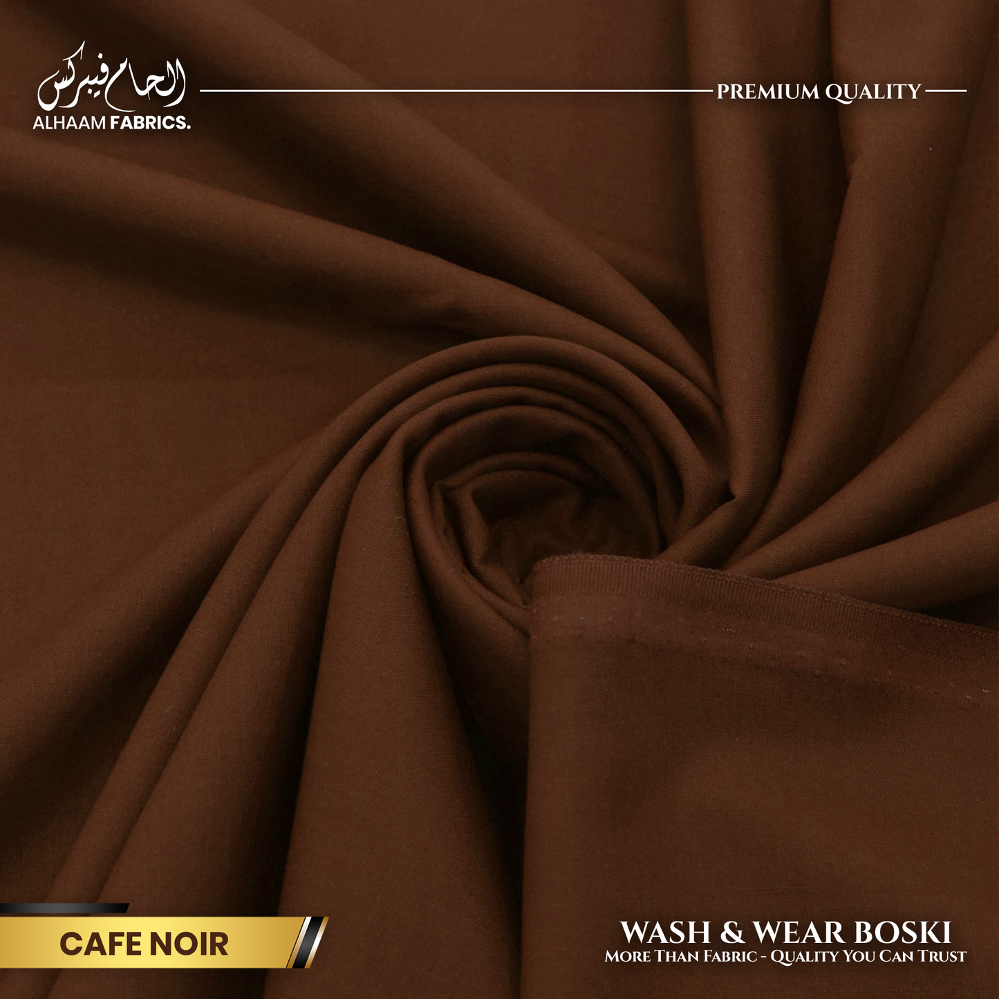 Wash and Wear Boski Finish - Cafe Noir