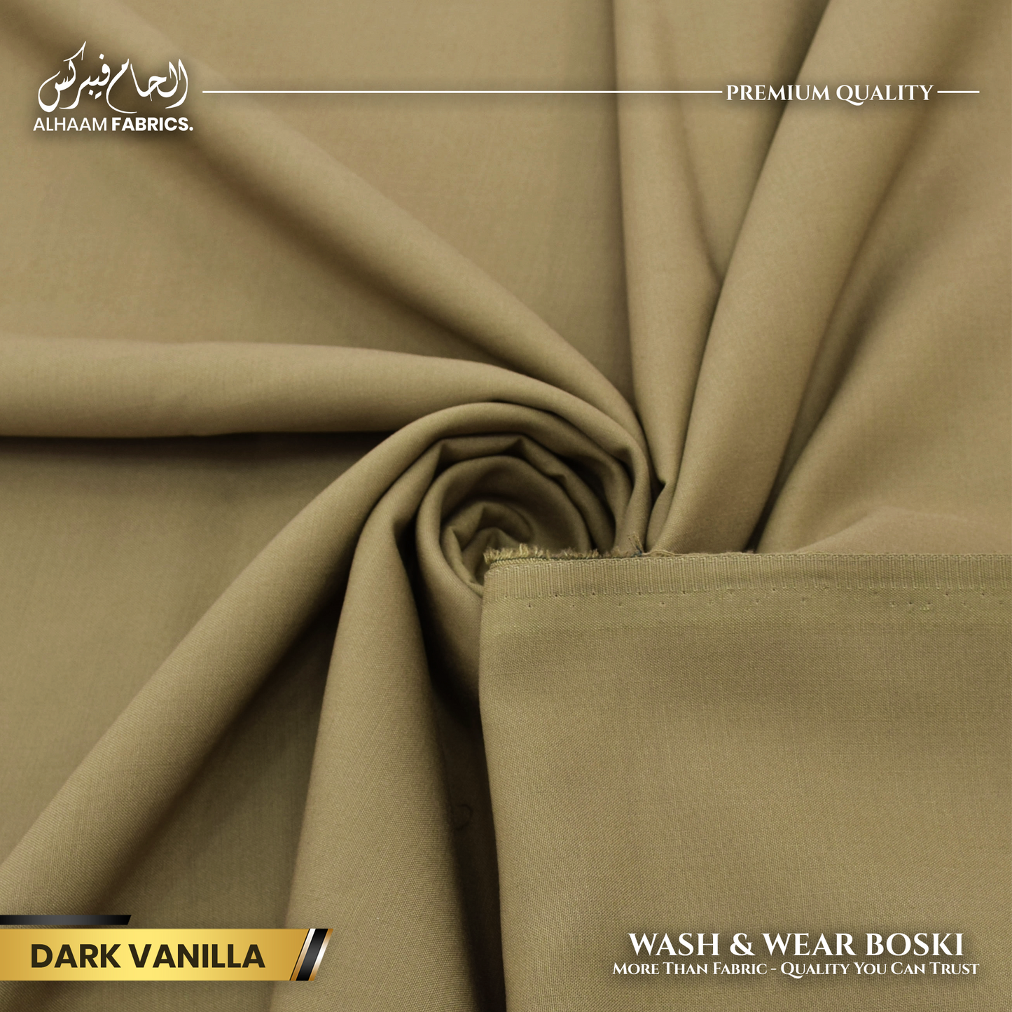 Wash and Wear Boski Finish - Dark Vanilla