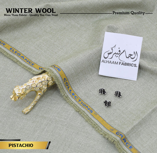 Winter Wool Premium Unstitched - Pistachino