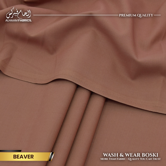 Wash and Wear Boski Finish – Beaver
