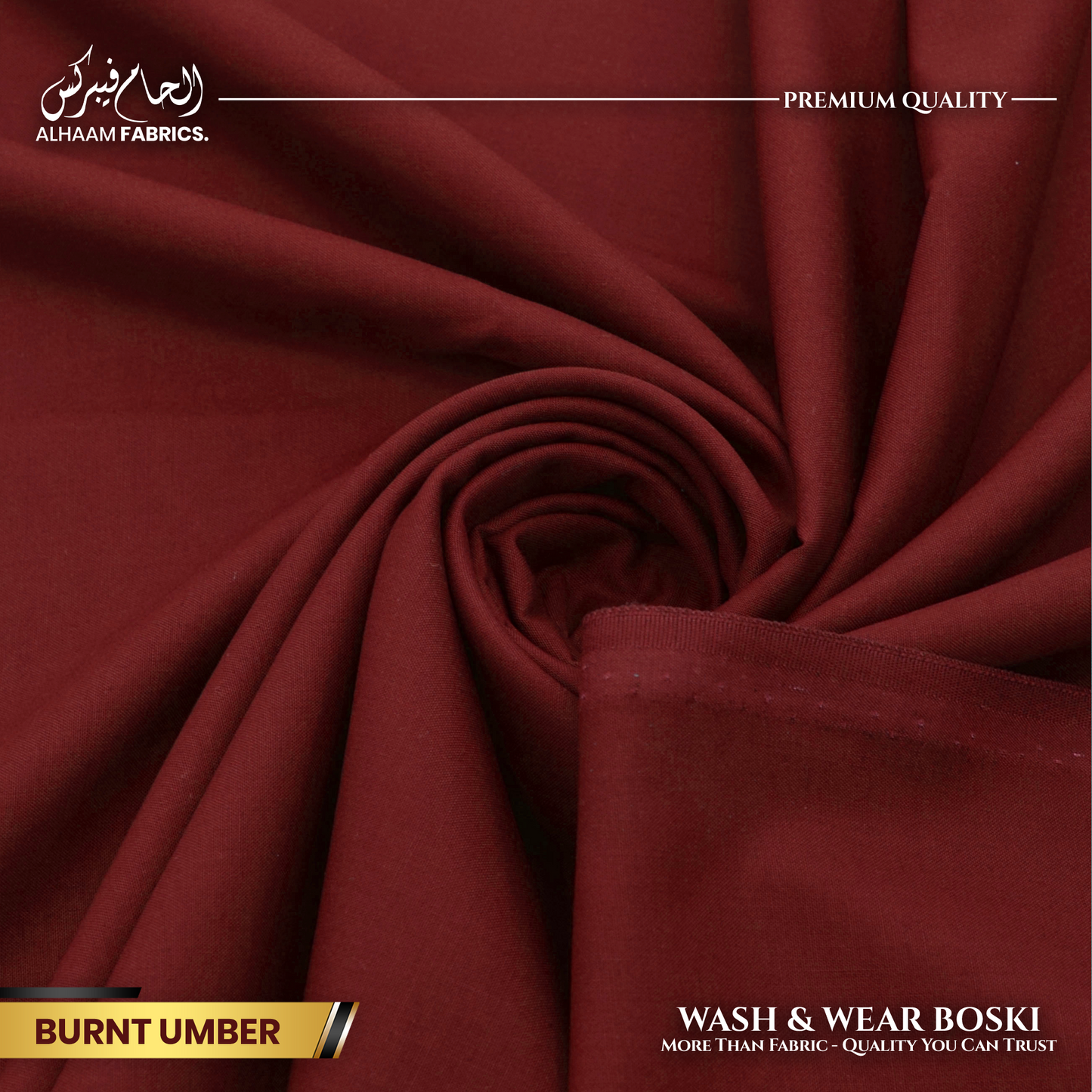 Wash and Wear Boski Finish - Burnt Umber