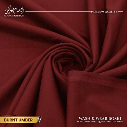 Wash and Wear Boski Finish - Burnt Umber