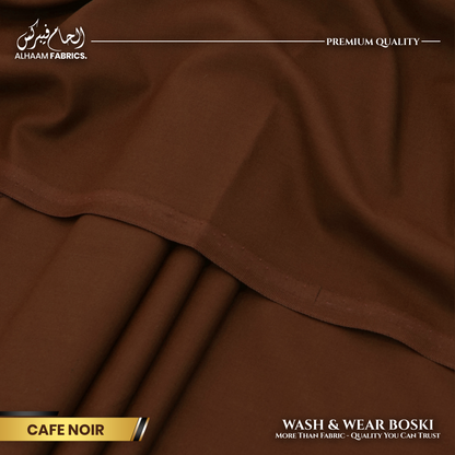 Wash and Wear Boski Finish - Cafe Noir