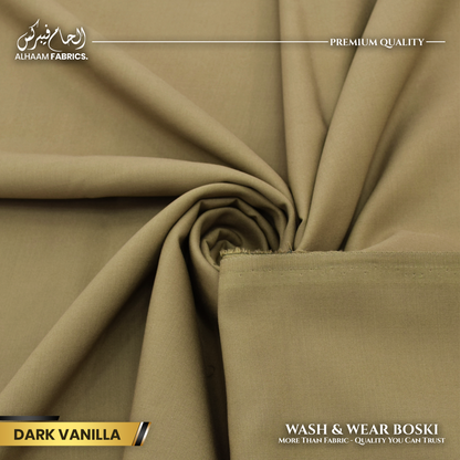 Wash and Wear Boski Finish - Dark Vanilla