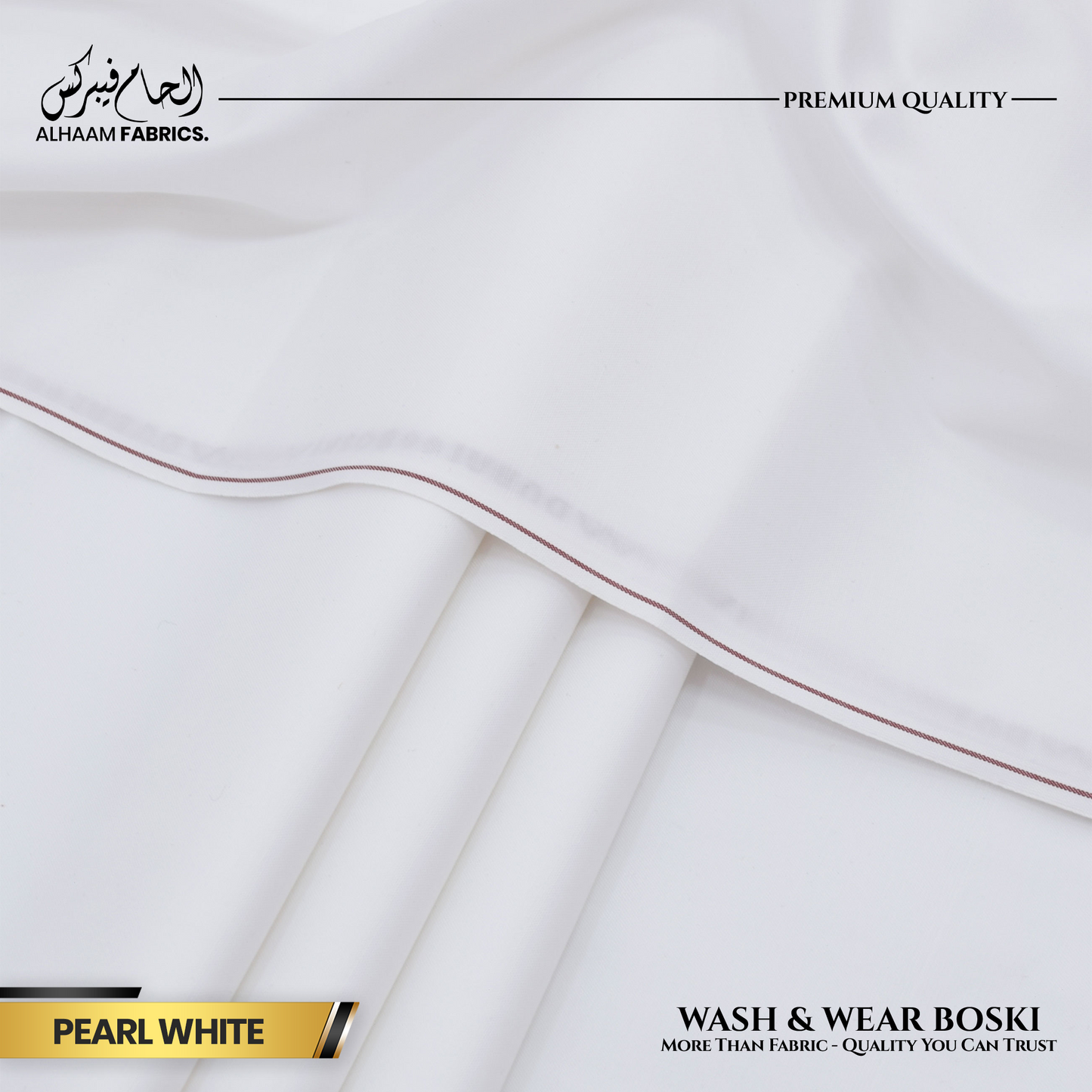 Wash and Wear Boski Finish - Pearl White