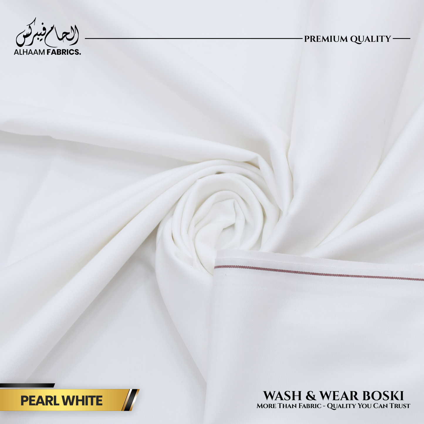 Wash and Wear Boski Finish - Pearl White