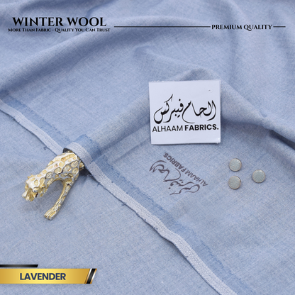 Winter Wool Premium Unstitched - Lavender