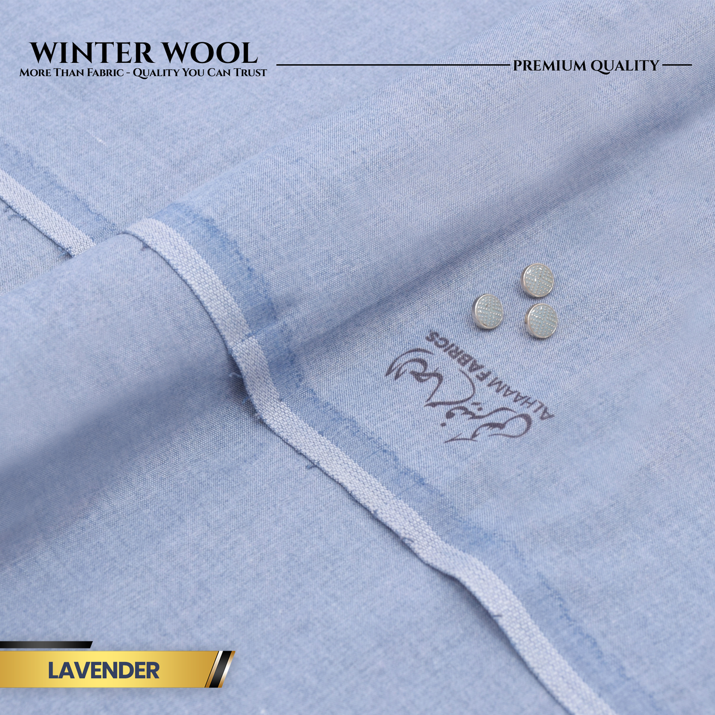 Winter Wool Premium Unstitched - Lavender
